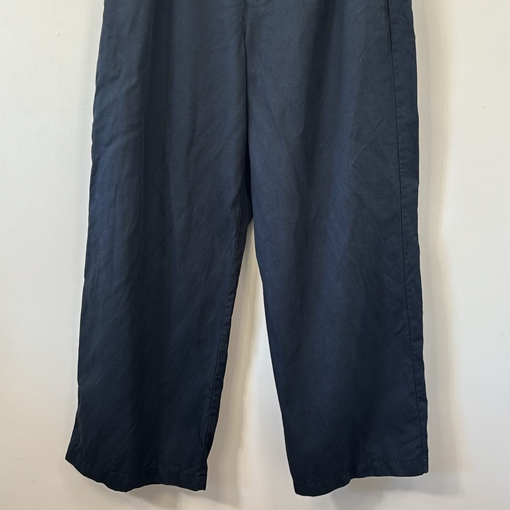 Madewell The Harlow Wide-Leg Pant Black Size 12 - Picture 4 of 11